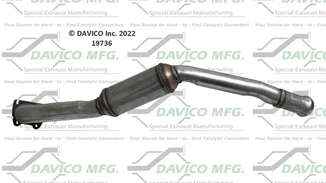 19736 - Exhaust: Direct Fit Catalytic Converter for DAVICO CONVERTERS Image