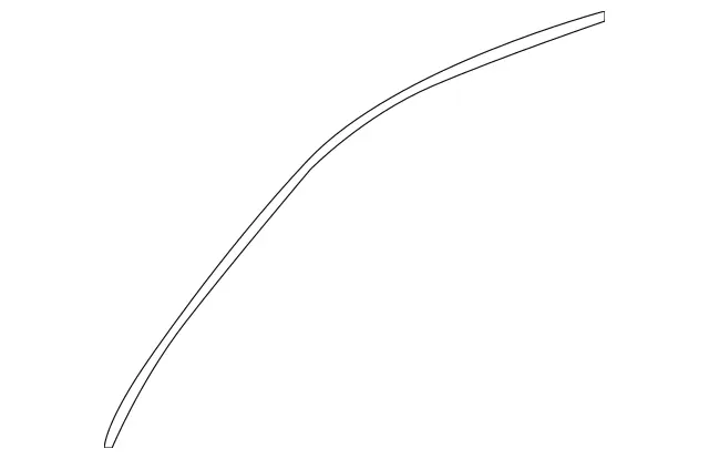 1677250501 - Front Doors: Trim Bar for Mercedes-Benz: GLE350, GLE450e, GLE580, GLS450, GLS580, GLS63 AMG, Maybach GLS600 Image image