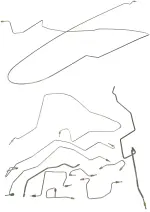 919023 - : Stainless Steel Preformed Brake Line Kit for Dorman Image