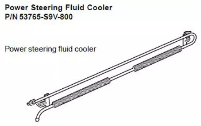53765S9V800 - : Trailering, Psf Cooler for Honda Image
