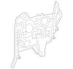 20569015531C13 - Body: Lower Quarter Trim for Mercedes-Benz Image