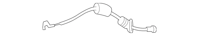 204760000464 - Driver Door: Bowden Cable for Mercedes-Benz: C250, C300, C350 Image image