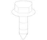 59908012 - Side Panels: Pan Head Screw with Isr for Mercedes-Benz Image