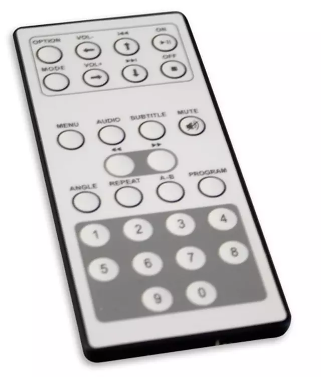 VBL2Z19A164A - Audio/Video: DVD Remote Control - By Nextbase for Ford: C-Max, E-350 Super Duty, E-450 Super Duty, Edge, Escape, Expedition, Explorer, F-150, F-250 Super Duty, F-350 Super Duty, F-450 Super Duty, F-550 Super Duty, Fiesta, Flex, Focus, Fusion, Mustang, Taurus, Transit Connect | Lincoln: MKC, MKS, MKT, MKX, MKZ, Navigator Image