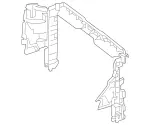 2225001300 - Radiator: Air Duct Segment for Mercedes-Benz Image