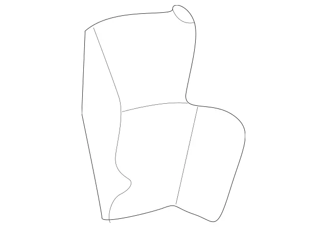 2026252014 - Front Panel: Holder for Mercedes-Benz: C220, C230, C280, C43 AMG Image image