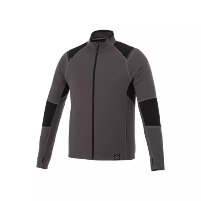 144427106 - : Mer Mens Melange Knit Jacket (AMWM329 Gy for Mercedes-Benz Image
