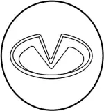 403436WY6A - : Center Cap for INFINITI: Q50, Q60, QX60, QX70 Image