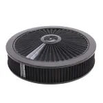 43662 - : Pro-Flo Black Round 14" Air Cleaner with 3" Pro-Flo Element (Black) for Edelbrock Image