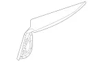 19069037009G81 - Body: Upper Quarter Trim for Mercedes-Benz Image