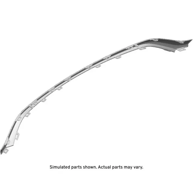 84200477 - : Black Front Bumper Fascia Molding for GM Image