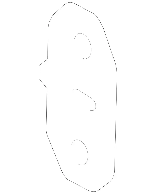 2037230011 - Front Doors: Plate for Mercedes-Benz: 180C, C230, C240, C280, C32 AMG, C320, C350, C55 AMG, CLK320, CLK350, CLK500, CLK55 AMG, CLK550, CLK63 AMG, CLS500, CLS55 AMG, CLS550, CLS63 AMG, E320, E500, E55 AMG, SLK280, SLK300 Image image