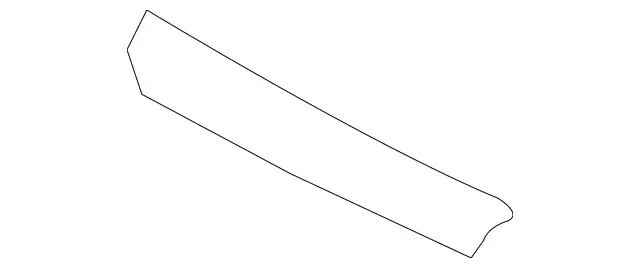 1648881285 - Attachment Parts: Trim Bar for Mercedes-Benz: GL320, GL550 Image image