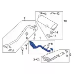 MB3Z5E212D - Exhaust: Catalytic Converter for Ford: Bronco Image