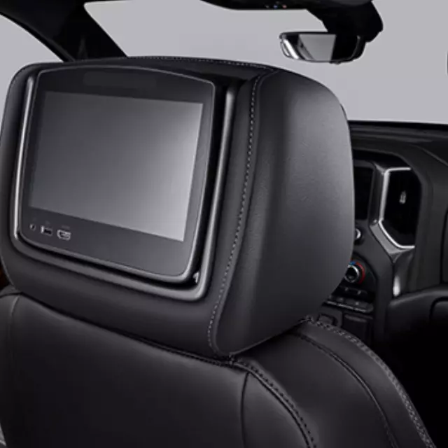 84556196 - Audio/Video: Headrest and Video Screen Assembly for GMC: Sierra 1500, Sierra 2500 HD, Sierra 3500 HD Image