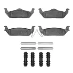 1552101201 - : DFC 5000 Advanced Pads - Ceramic and Hardware Kit for DYNAMIC FRICTION Image