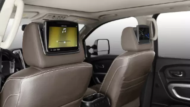 999U8W8510 - Electronics: Entertainment, Rear Seat - Cloth Beige for Nissan Image