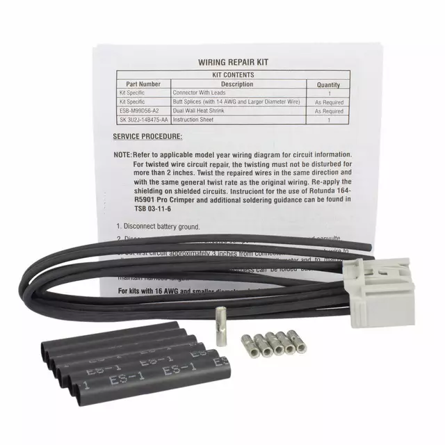 3U2Z14S411XVB - : Wire Assembly for Ford Image