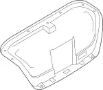 84966F6200 - Body: Trunk Lid Trim for INFINITI: M30 Image