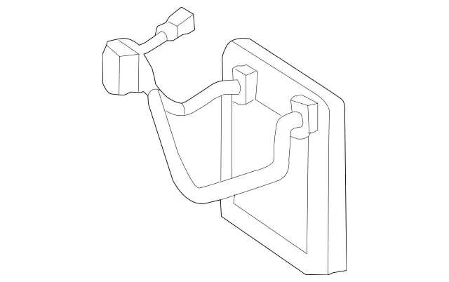 1648300258 - HVAC: Evaporator Core for Mercedes-Benz Image