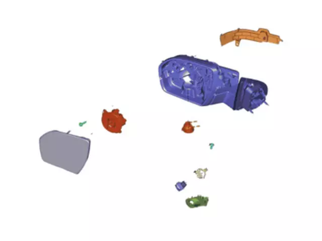 JL1Z17682GD - : Mirror Assembly Rear View Outer for Ford Image