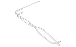 176780150064 - Body: Guide Tube for Mercedes-Benz Image
