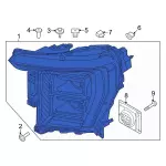ML3Z13008AL - Electrical: Headlamp Assembly for Ford Image
