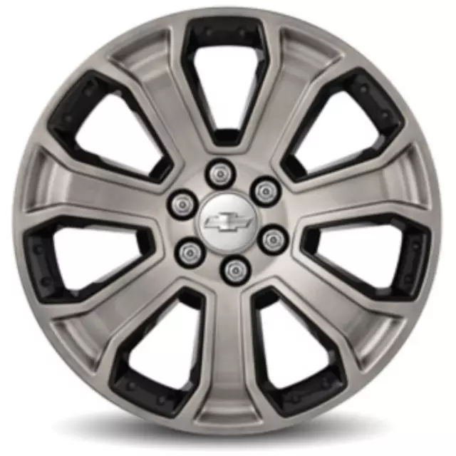 WK674 - Wheels: 22 Wheel, Silver W/Inserts for Chevrolet: Suburban, Suburban 3500 HD, Tahoe Image