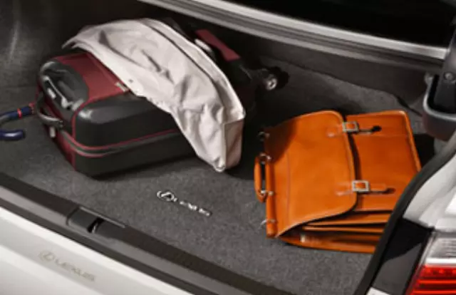 PT2063313020 - Interior: Carpet Trunk Mat - Black for Lexus: ES300h, ES350 Image