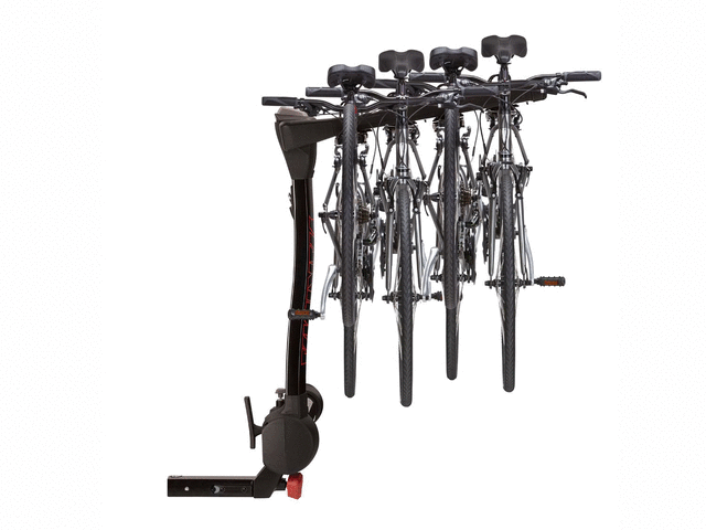 Hitch Mounted Bike Rack - Swing - 4 Bike - Ford (VKB3Z-7855100-L)