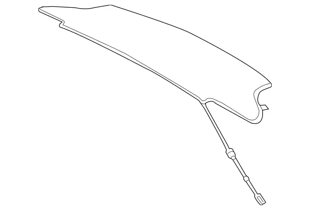 23079007359E44 - Body: Top Cover for Mercedes-Benz Image