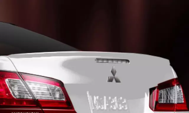 MZ314355 - : Rear Lip Spoiler - White Pearl for Mitsubishi: Galant Image