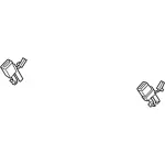 JL1Z7860044FDC - Electrical: Outer Buckle for Lincoln: Navigator Image