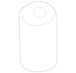 1269911540 - Rear Seat Bench: Spacer Tube for Mercedes-Benz Image