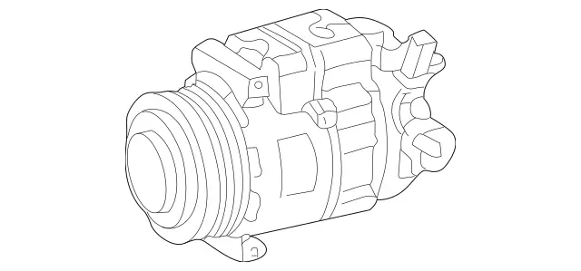1230101187 - : Remanufactured Compressor for Mercedes-Benz Image
