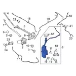 LJ8Z17618A - : Washer Fluid Reservoir for Ford: Mustang Mach-E Image