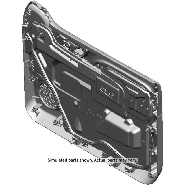Light Titanium Front Driver Side Door Trim Panel - GM (84127281)