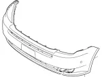 8A8Z17D957ACP - : Bumper Assembly Front for Ford Image