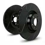 V51081CBP - : SP Performance, Rotors, Peak Series Slotted, Black Zinc Coated, Set for SP Performance Image