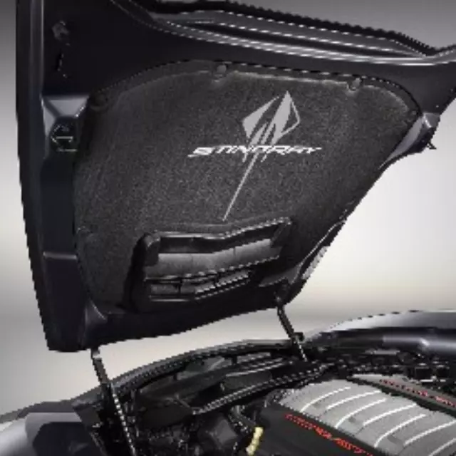 Under-Hood Liner - Black - W/ Stingray Logo - GM (23489883)