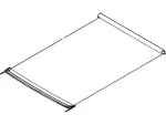 8A5Z54519A02AB - Body: Sunshade for Lincoln: MKS Image