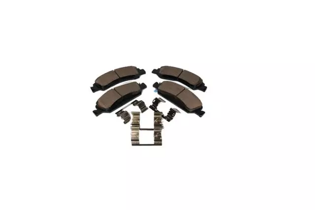 1711007 - Brakes: ACDelcoâ„¢ Disc Brake Pad Set for Cadillac: Escalade, Escalade ESV | Chevrolet: Silverado 1500, Suburban 1500, Suburban 2500, Tahoe | GMC: Sierra 1500, Yukon, Yukon XL 1500, Yukon XL 2500 Image