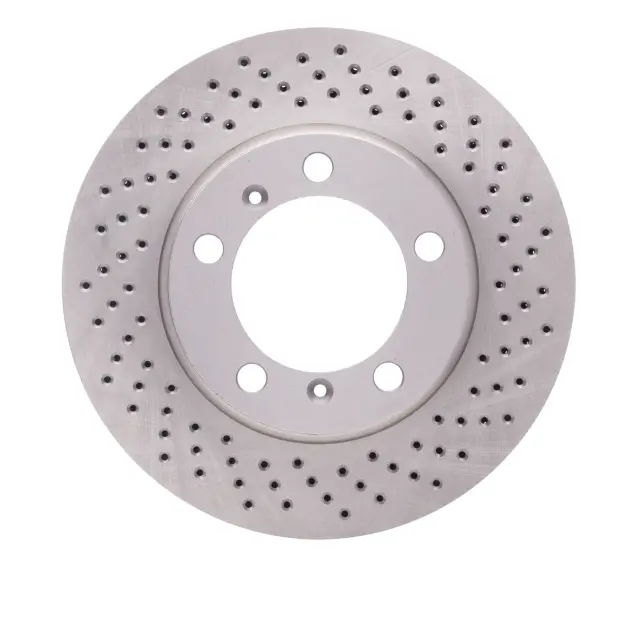 62002042D - Brakes &amp; Brake Parts: Disc Brake Rotor - Drilled for DYNAMIC FRICTION Image