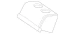 2479230800 - Rear Seat: Cover, Backrest Frame for Mercedes-Benz: EQB 250+, EQB 300, EQB 350, GLB250, GLB35 AMG Image