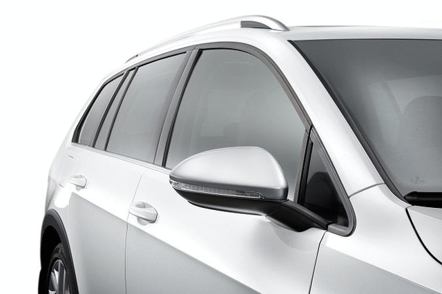 5G0072530A - Exterior: High Gloss Black Mirror Caps for Volkswagen: Golf, Golf Alltrack, Golf SportWagen, GTI Image