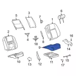 1W6Z7662901AAC - Body: Seat Cover for Ford: Thunderbird Image