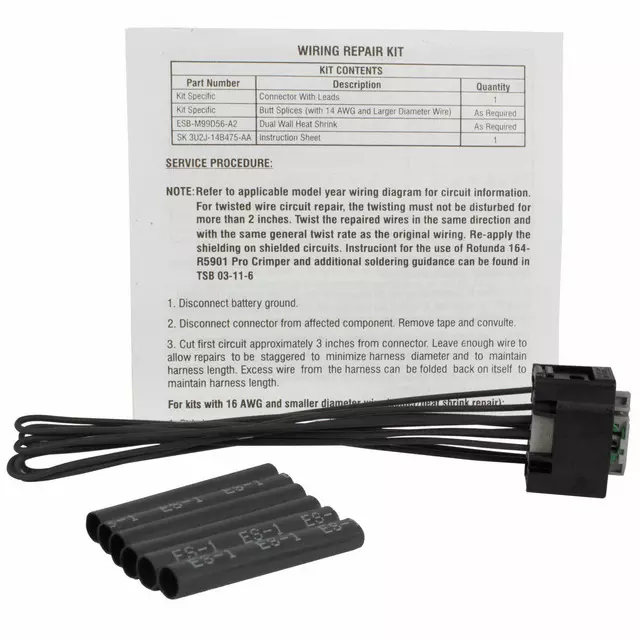 5U2Z14S411YC - : Wire Assembly for Ford Image