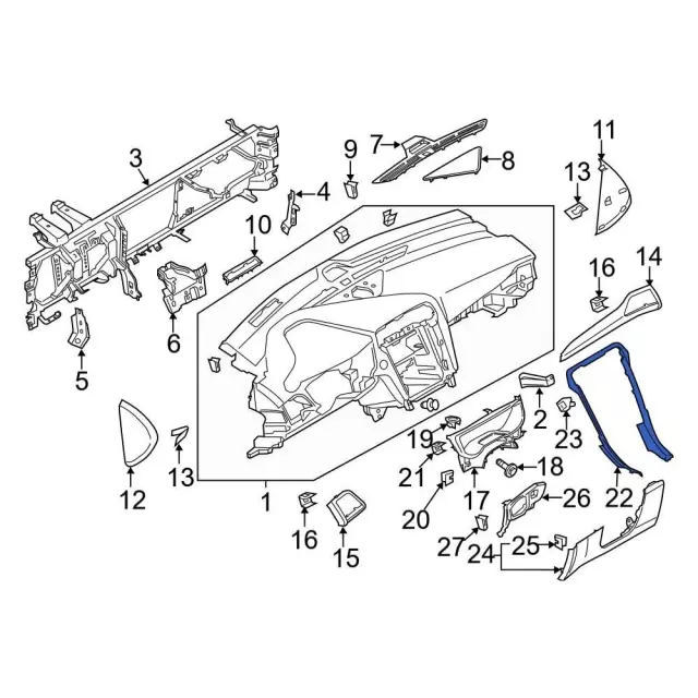 LS7Z-10849-LA - Cluster Assembly - 2020 Ford Fusion | Eastgate