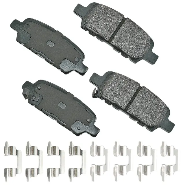 ACT905A - Brakes &amp; Brake Parts: Akebono ProACT Ultra Premium Ceramic Disc Brake Pad Kit for AKEBONO Image