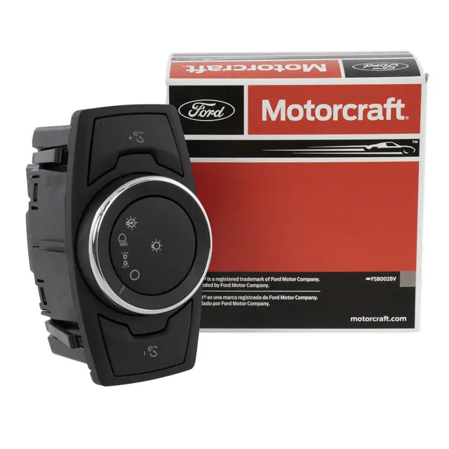 SW8618 - Electrical: Motorcraft™ Headlight Switch for Ford: E-350 Super Duty, E-450 Super Duty, F-250 Super Duty, F-350 Super Duty, F-450 Super Duty, F-550 Super Duty, Fusion, Mustang, Ranger Image